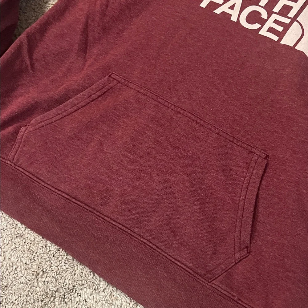The North Face Burgundy Pullover Hoodie - Picture 6 of 8
